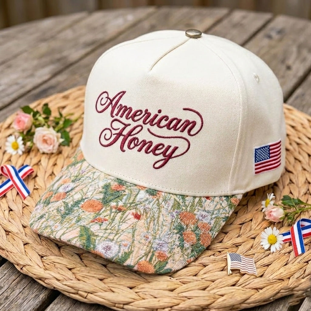 American Honey FLoral Hat