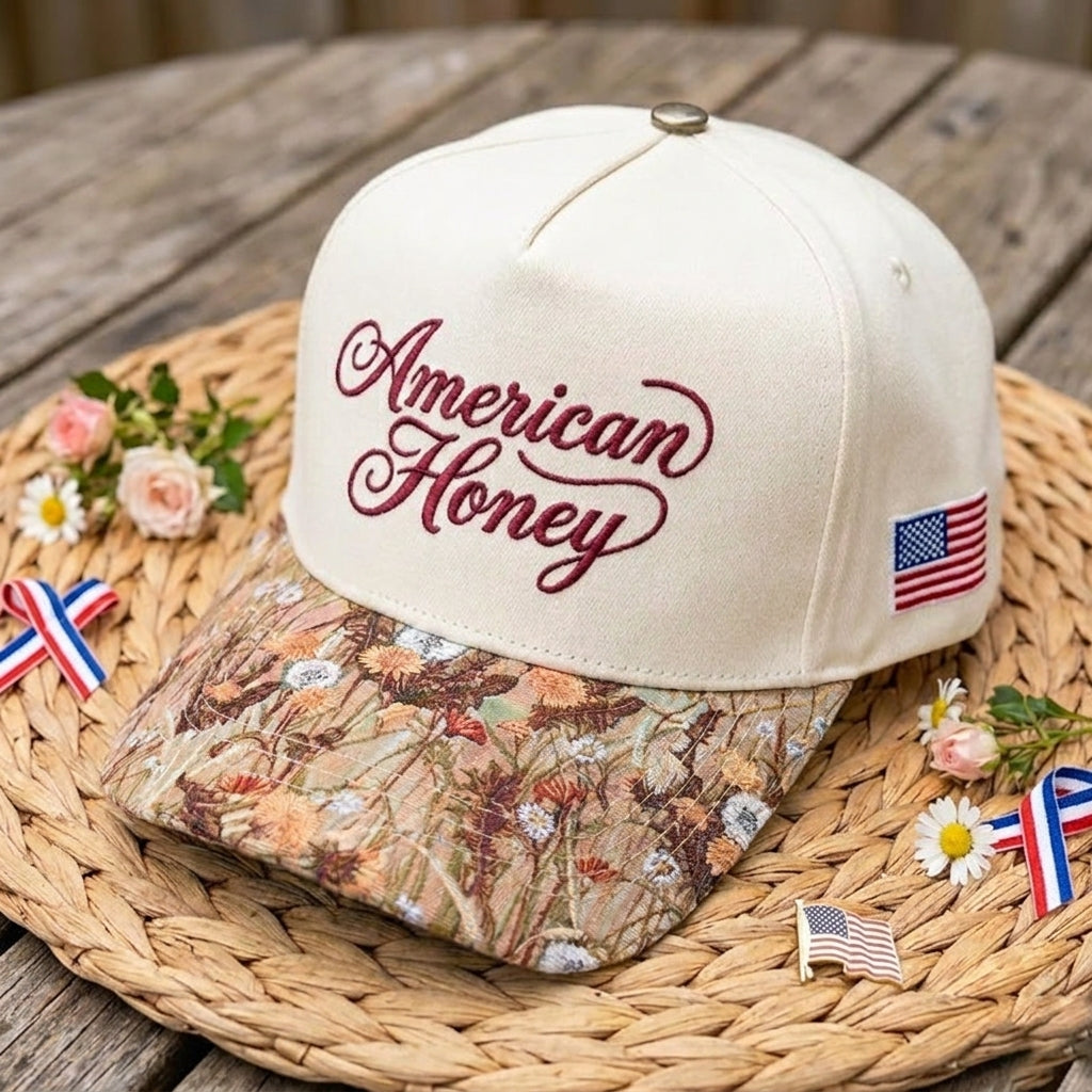 American Honey FLoral Hat