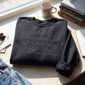 It's Too Nonfictiony Outside Embroidered Shirt