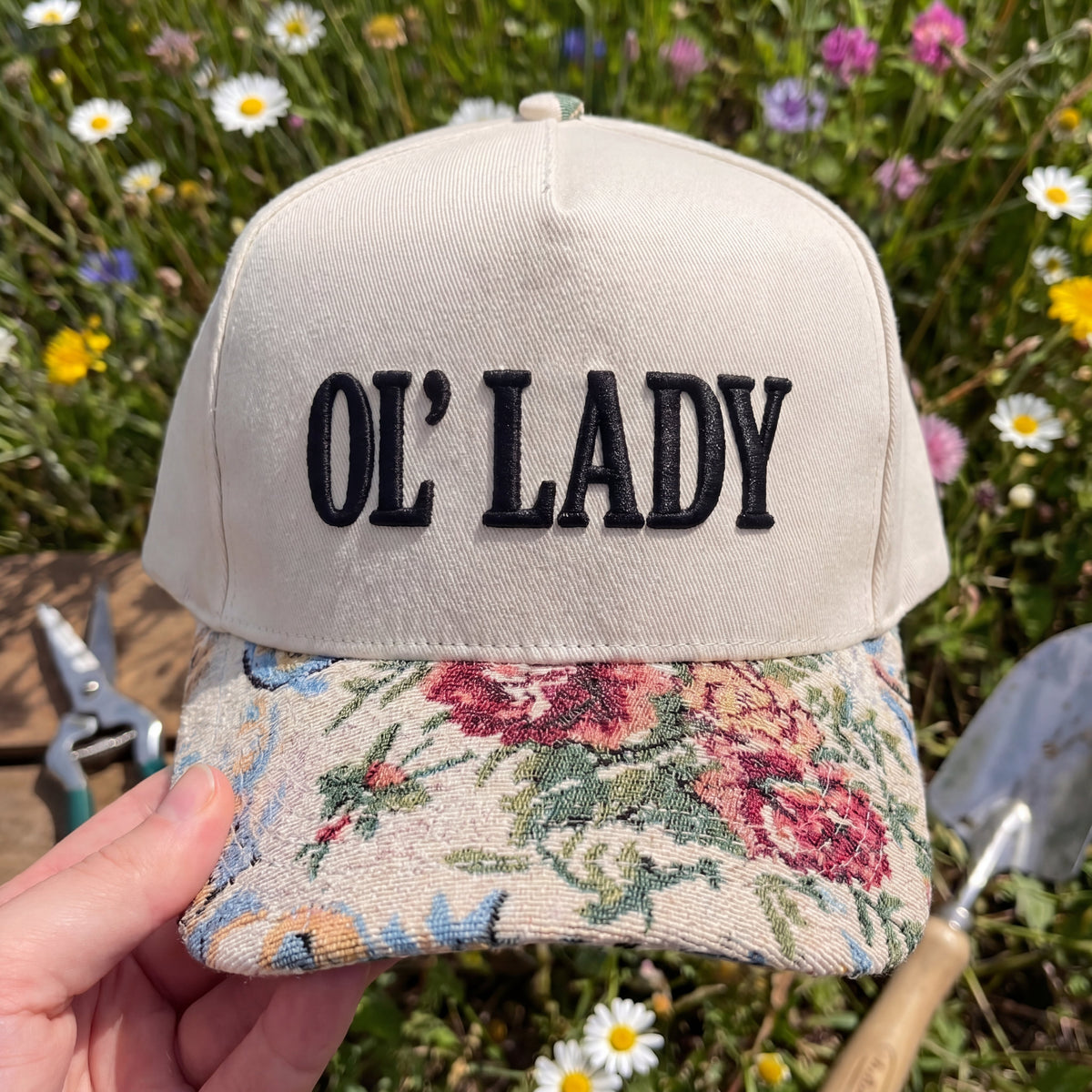 OL' LADY FLoral Hat