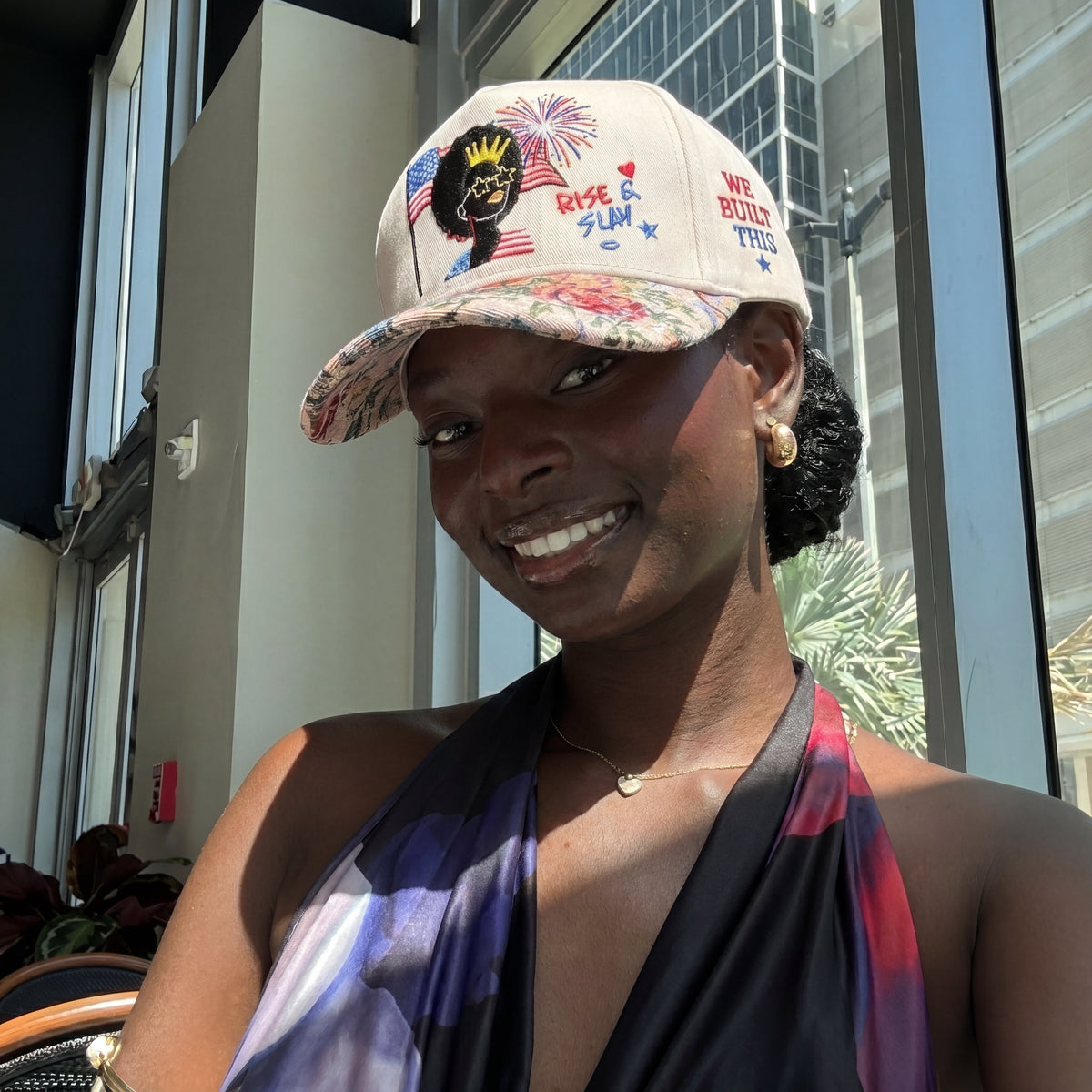 Rise n Slay FLoral Hat