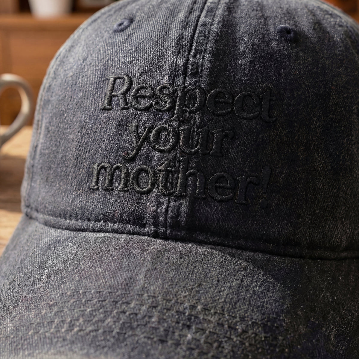 Respect Your Mother! Washed Cap