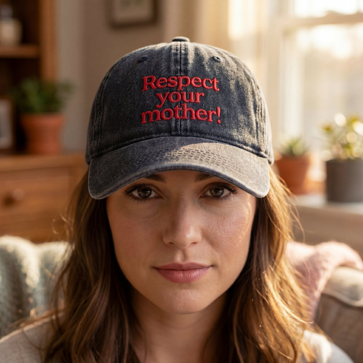 Respect Your Mother! Washed Cap