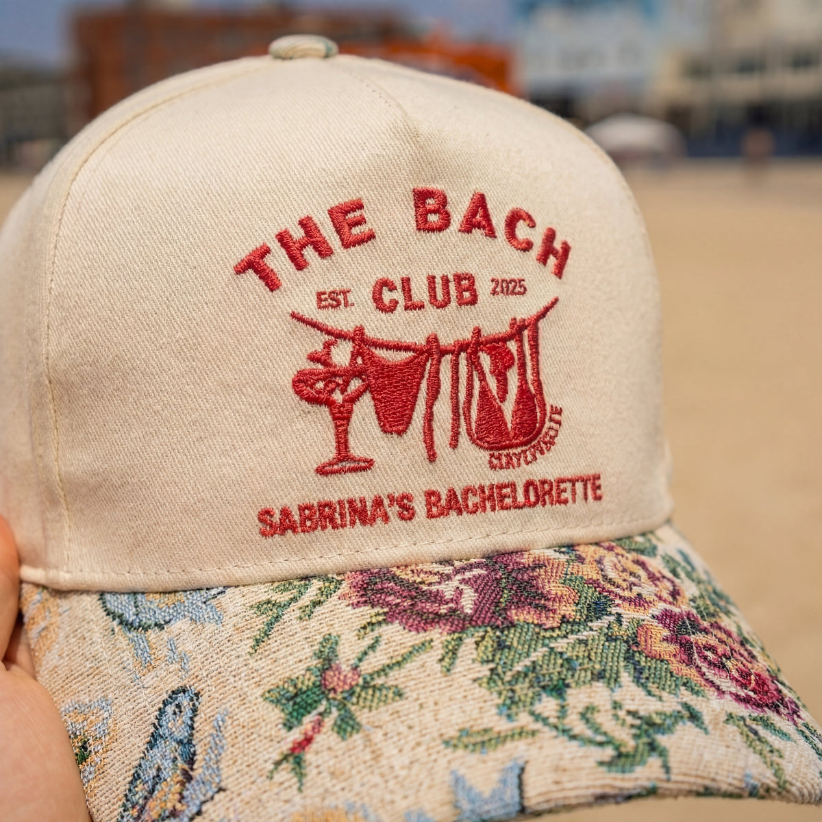 Custom The Bach Club Floral Hat